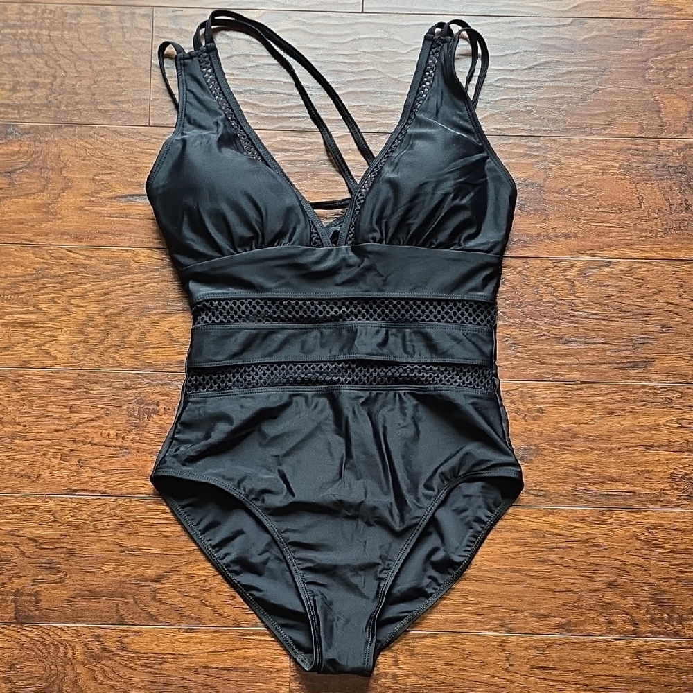 Elegant Black Women's Swimsuit